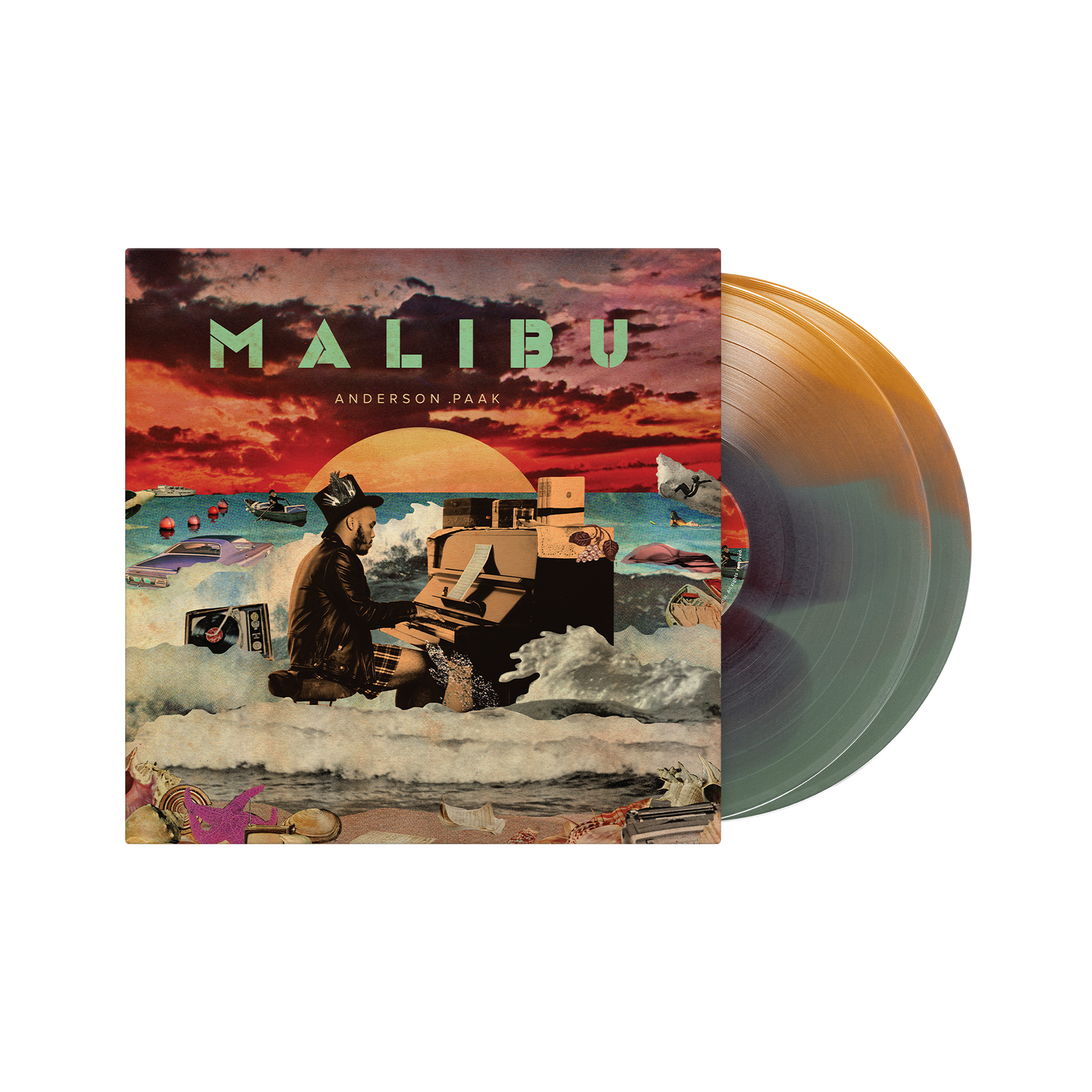 MALIBU 10 YEAR ANNIVERSARY SEA FLOOR 2LP VINYL – Anderson .Paak