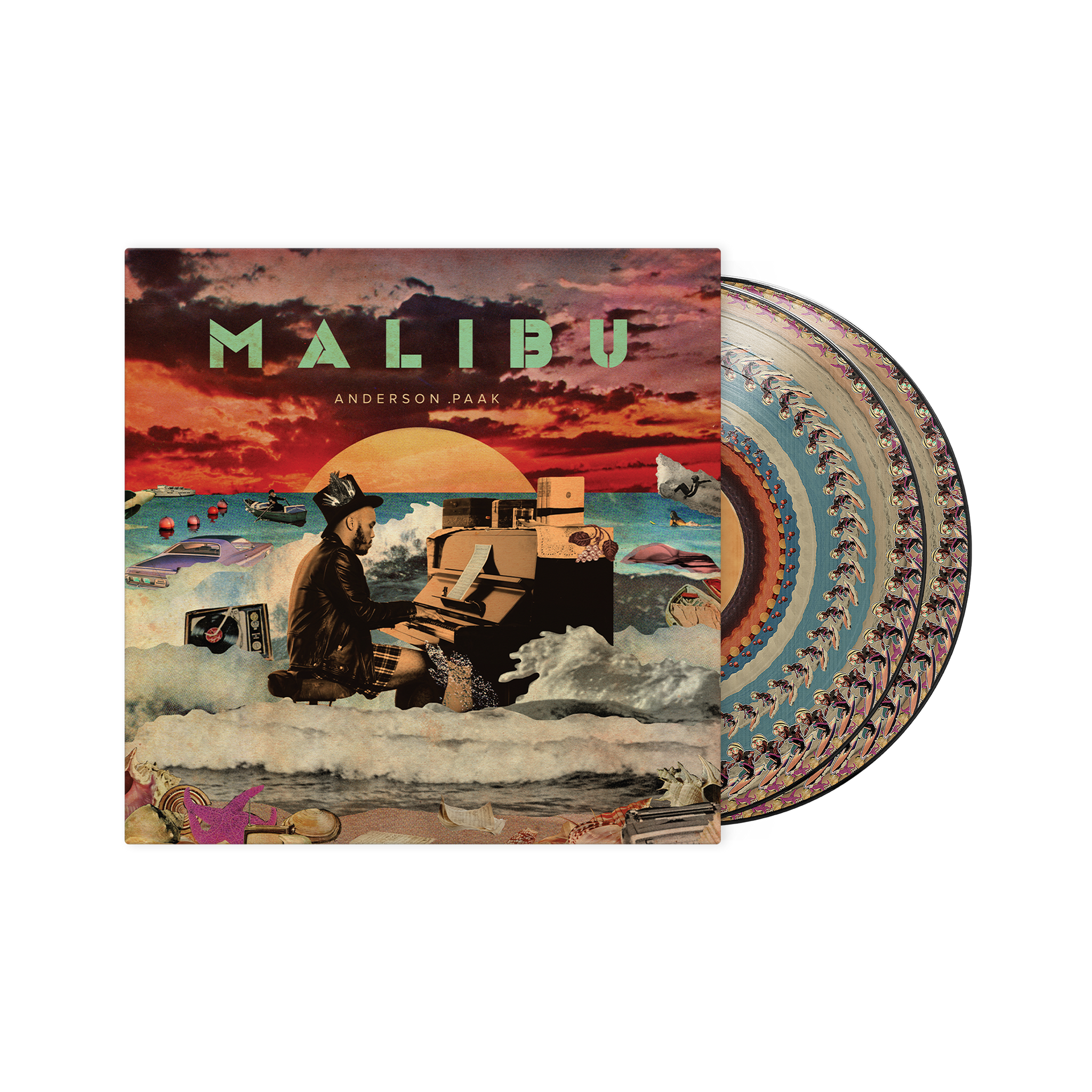 洋楽 Silouette - Chocolate Malibu 2LP MALIBU 10 YEAR ANNIVERSARY ZOETROPE 2LP VINYL – Anderson .Paak