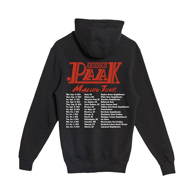 Malibu Black Tour Hoodie